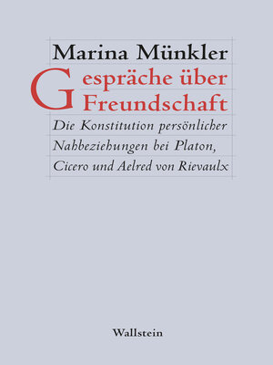 cover image of Gespräche über Freundschaft